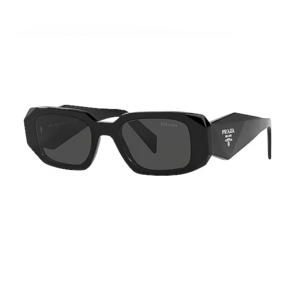 Prada Black Geometric Sunglasses